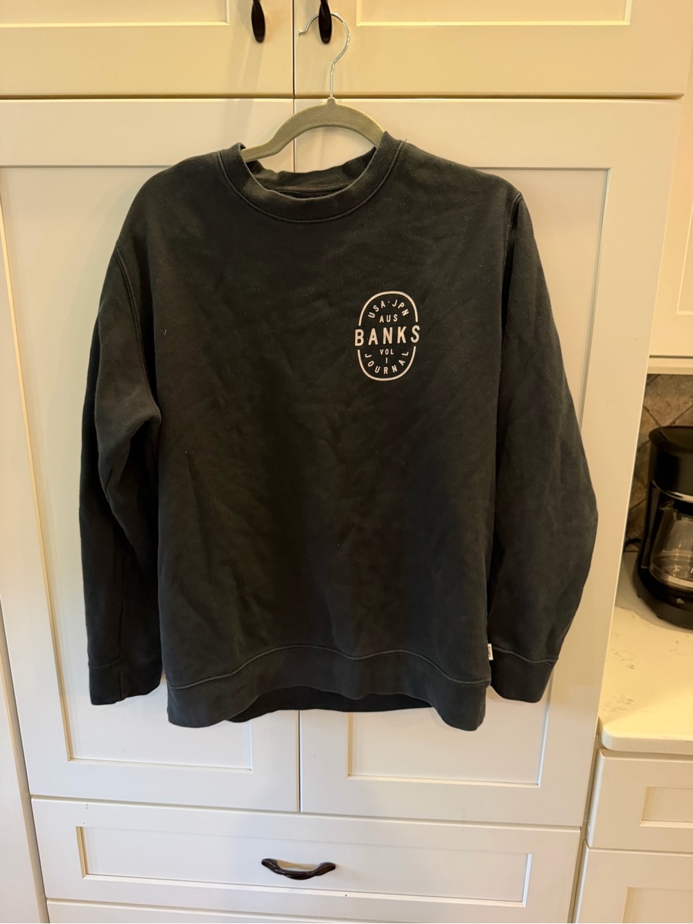Men’s Crewneck Sweater in Charcoal